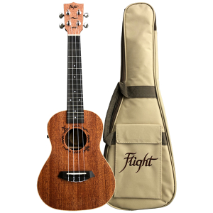 Flight DUC323 EQ Mahogany Électro-acoustique Ukulélé Concert